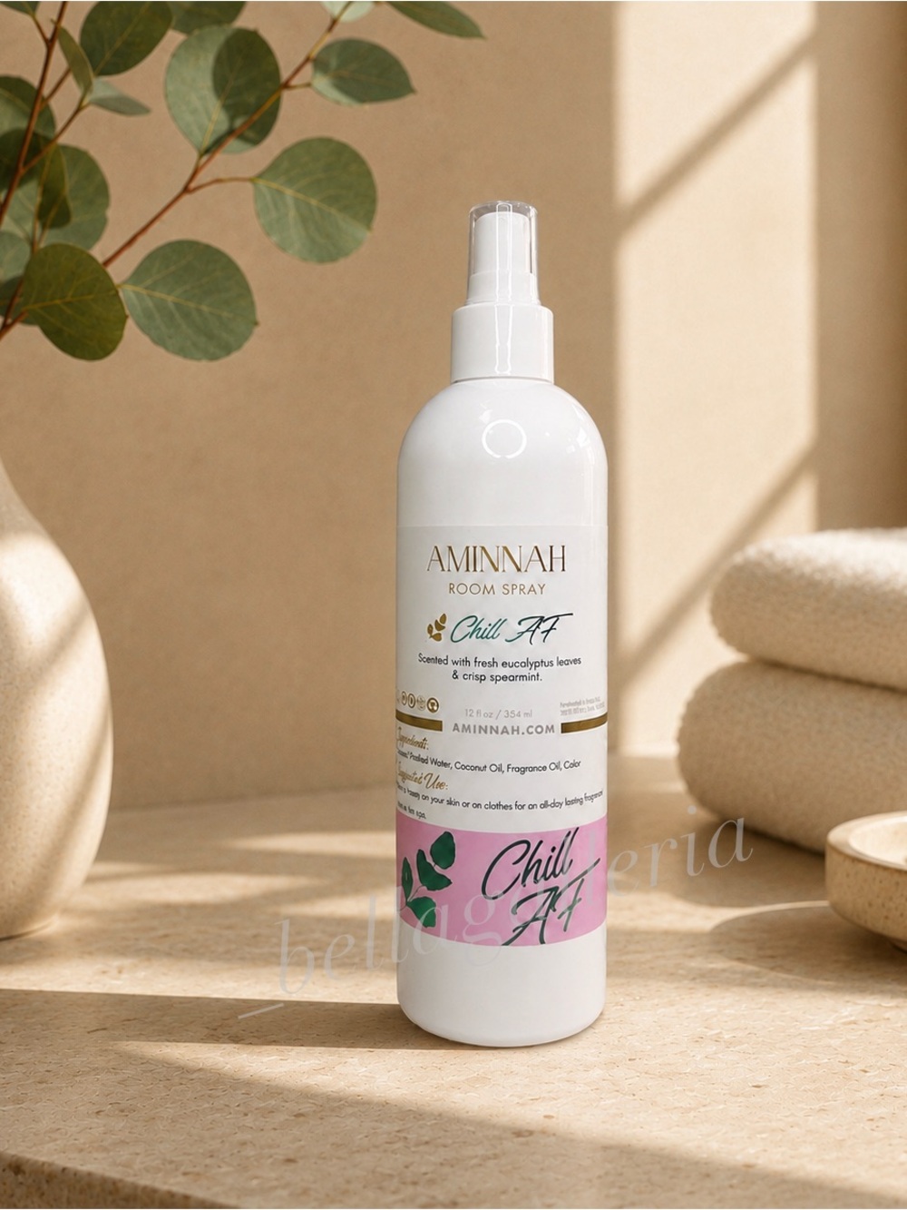 New AMINNAH Chill AF Room Spray